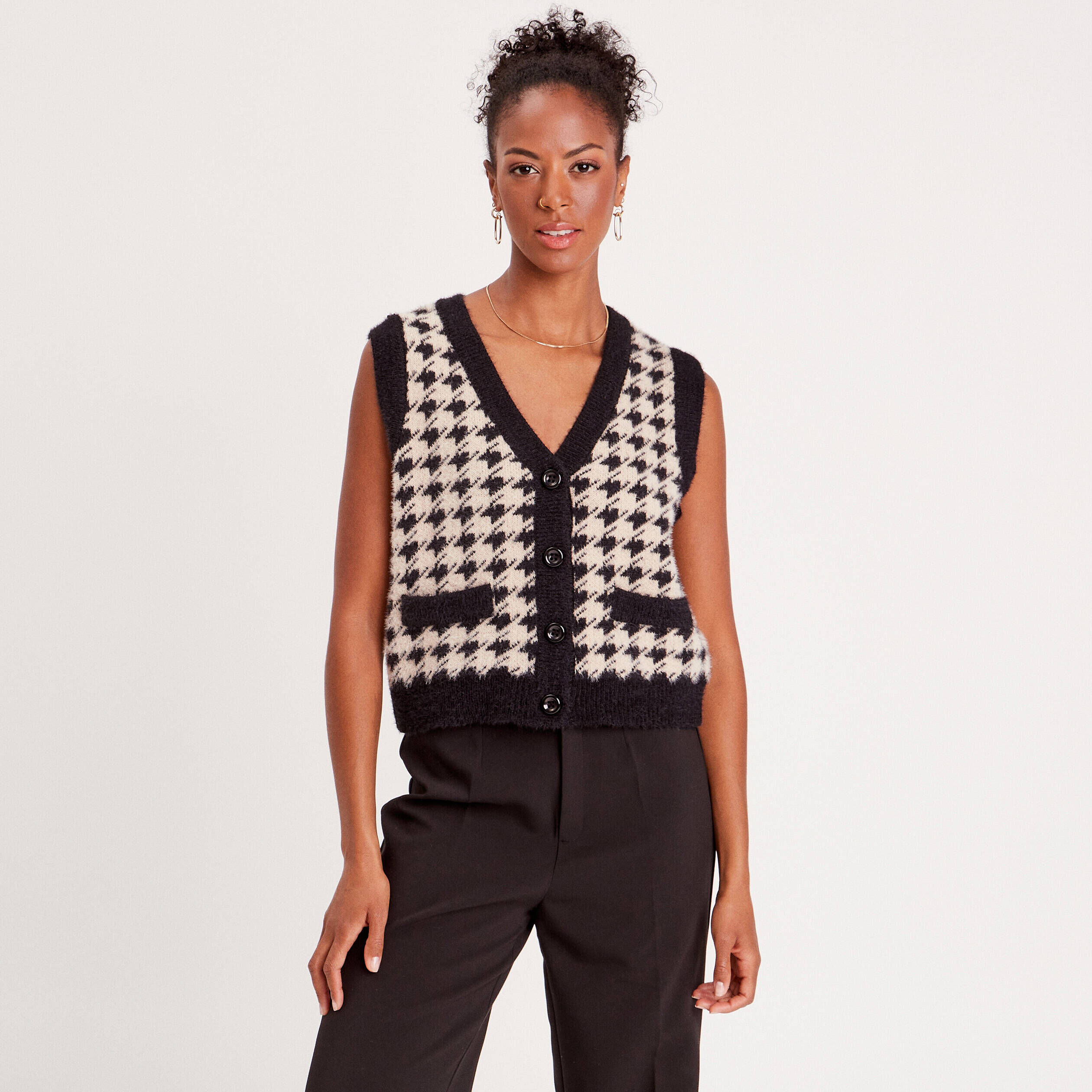 Gilet sans manches beige femme | Cache Cache