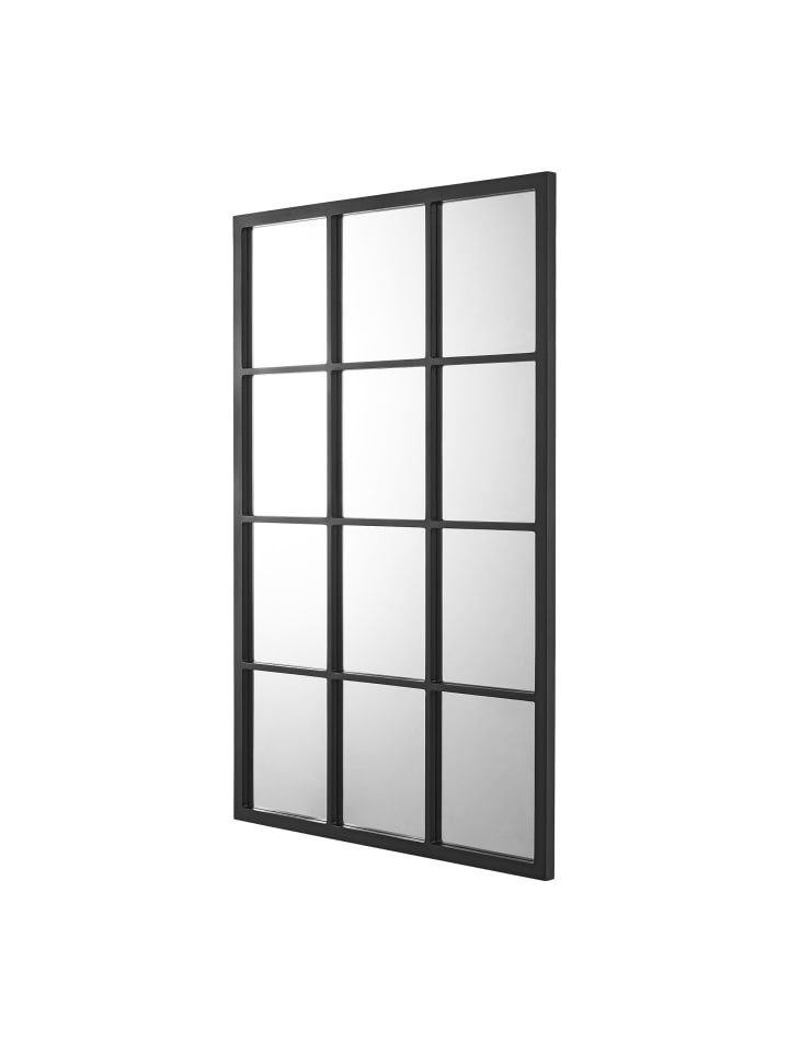 en.casa Wandspiegel Cupello in Schwarz (H)90cm (B)60cm (T)1.8cm günstig kaufen onesize