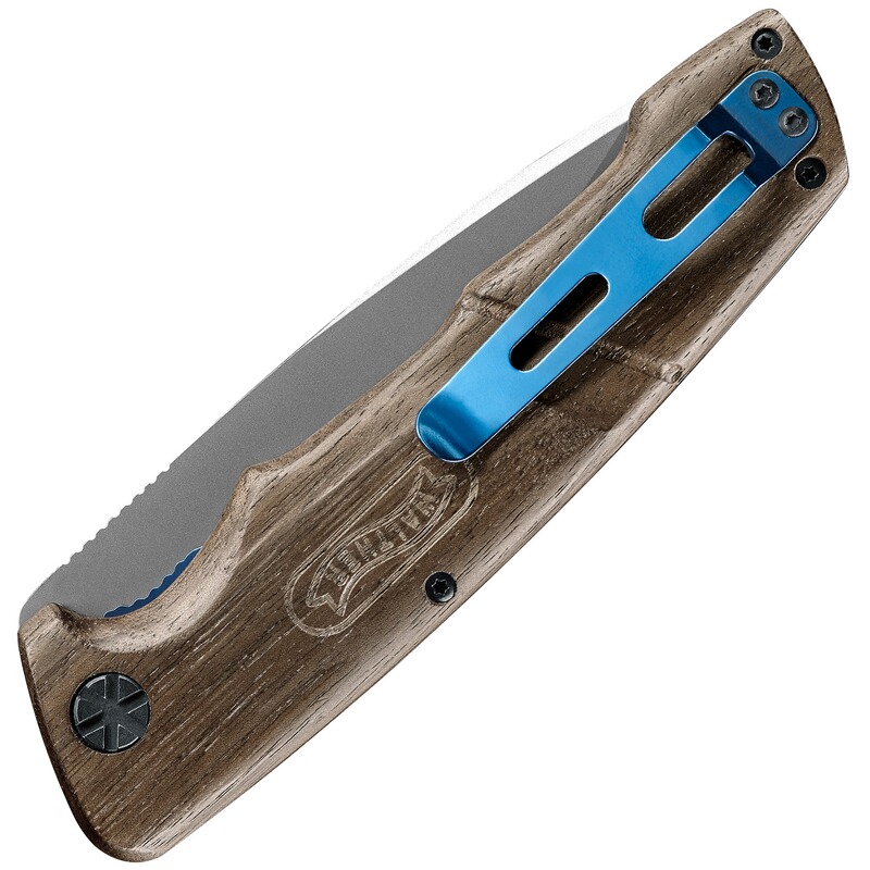Walther Messer BWK 7 Blue Wood Knife