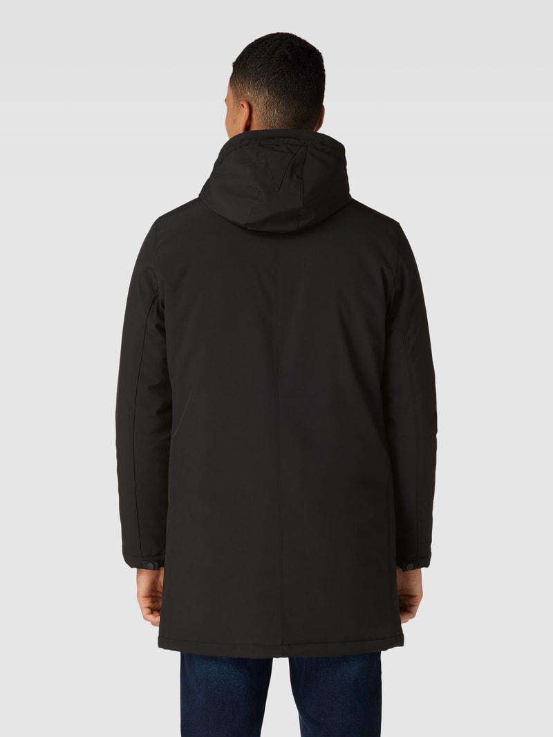 Jacke mit Stehkragen Modell 'Madeston' in schwarz