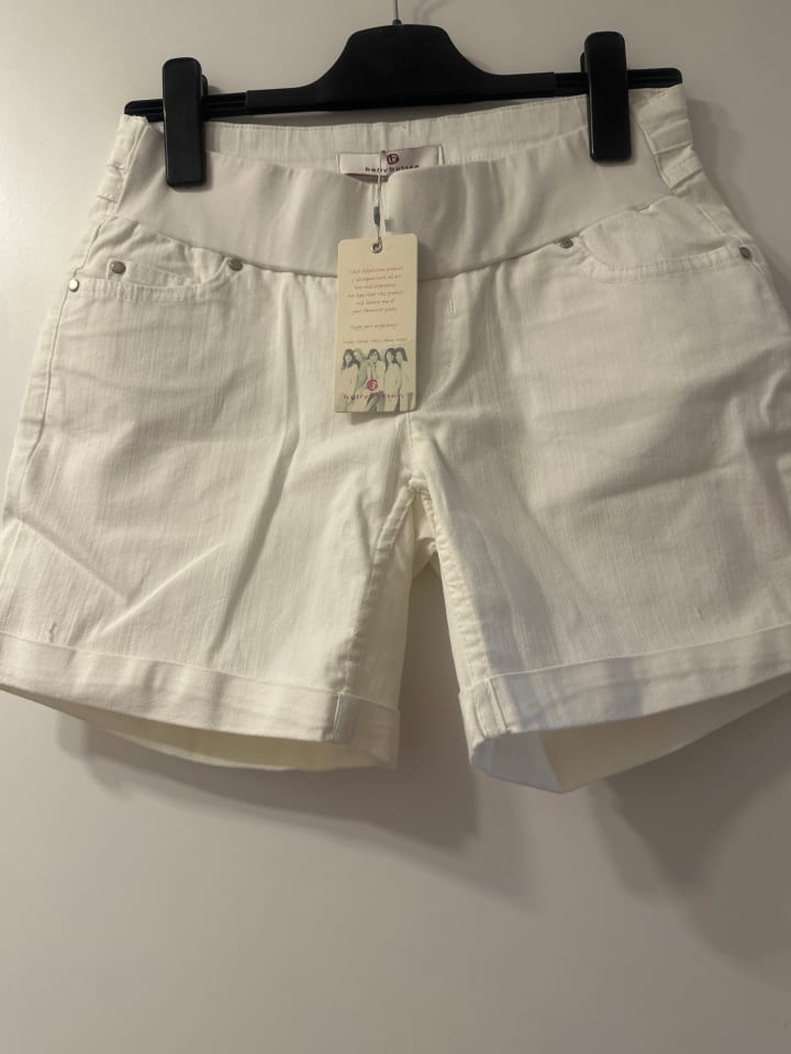 bellybutton Umstandsshorts in Weiß günstig kaufen 36