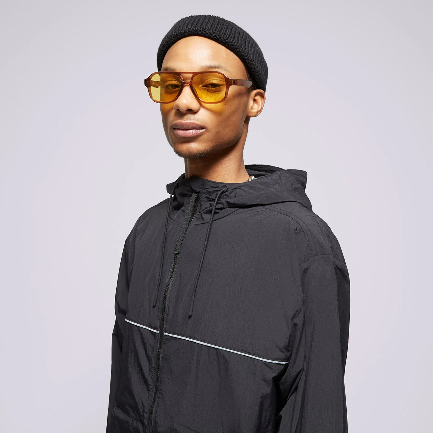 TIMBERLAND JACKE WINDBREAKER FULL-ZIP JACKET Schwarz