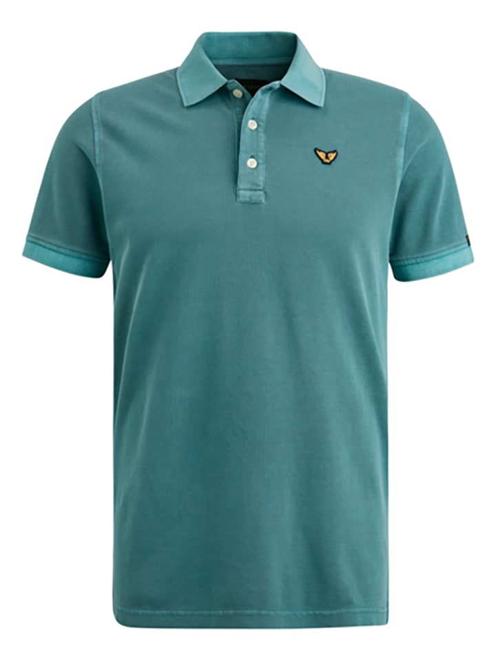 PME Legend Poloshirt in Türkis günstig kaufen