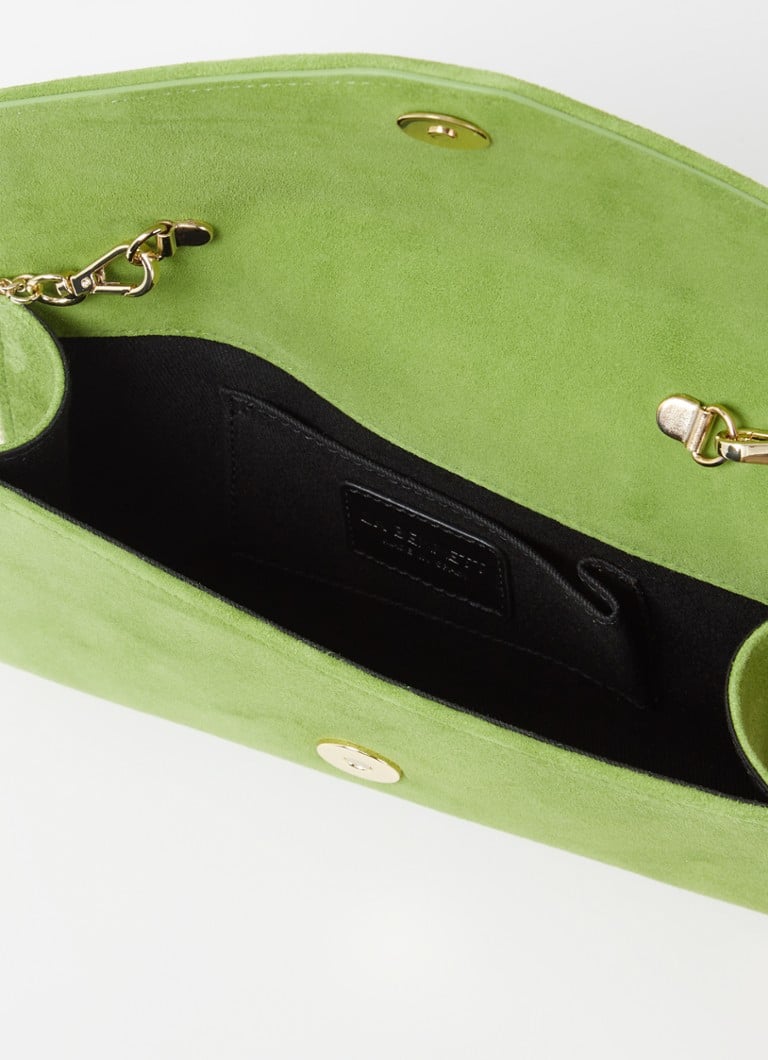 LKBennett Dominica suede clutch