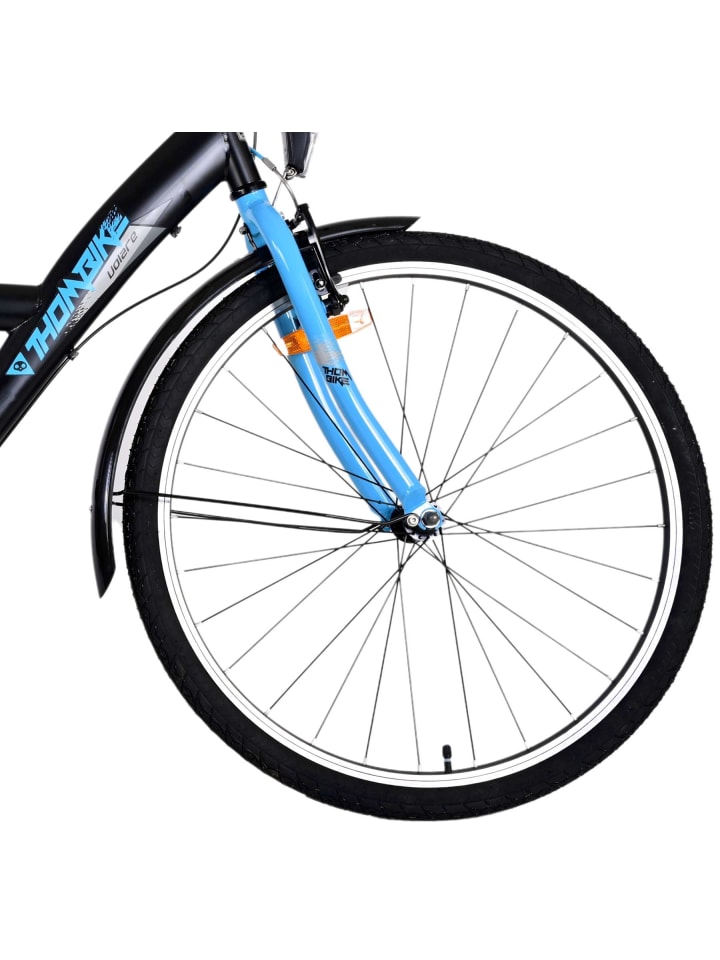 Volare Kinderfahrrad Thombike für Jungen 26 Zoll Kinderrad in Schwarz Blau 9 Jahre günstig kaufen onesize