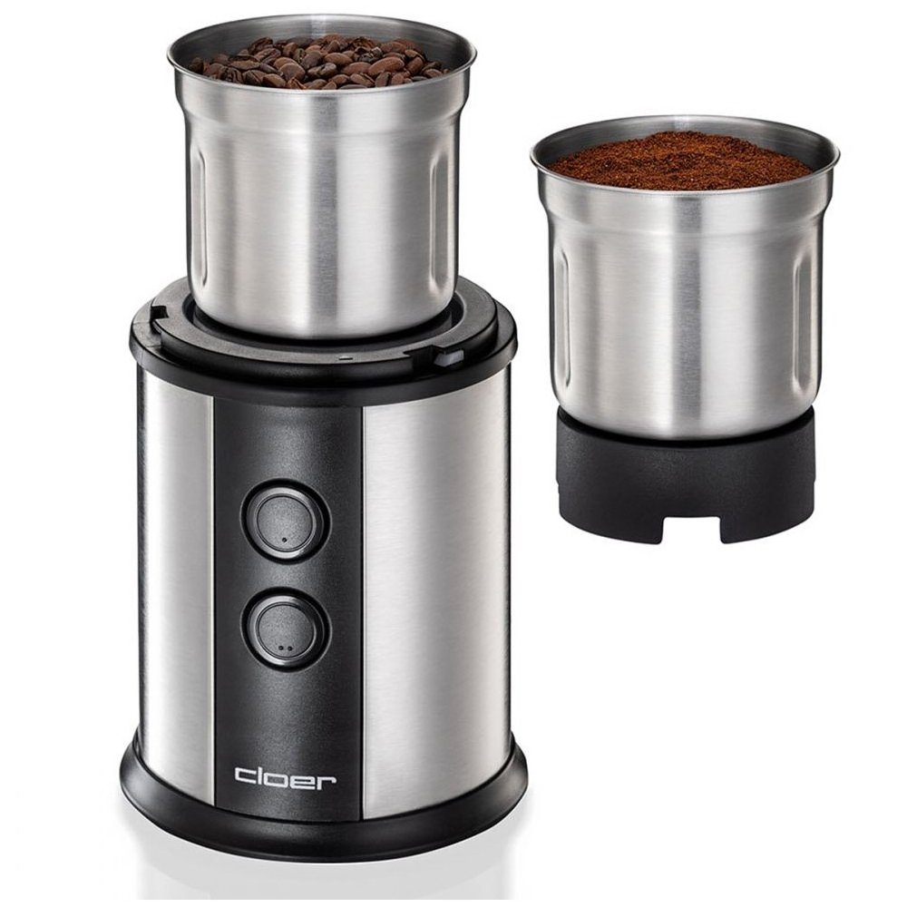 Cloer Kaffeemühle 7419 - Gewürzmühle - edelstahl