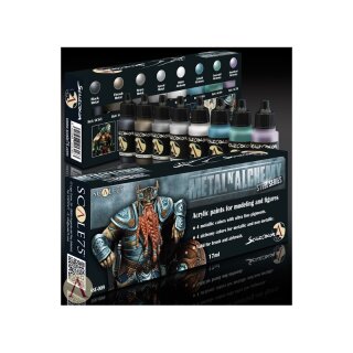 Metal and Alchemy Steel Paint Set