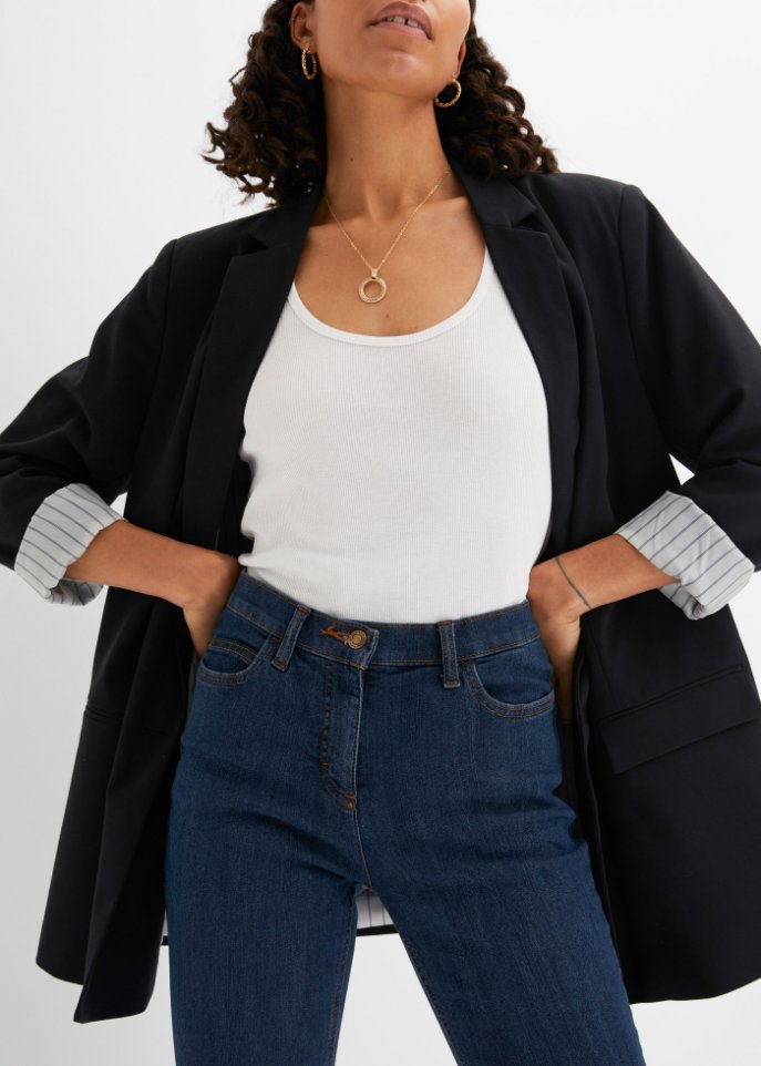 Komfort-Stretch-Jeans Bootcut