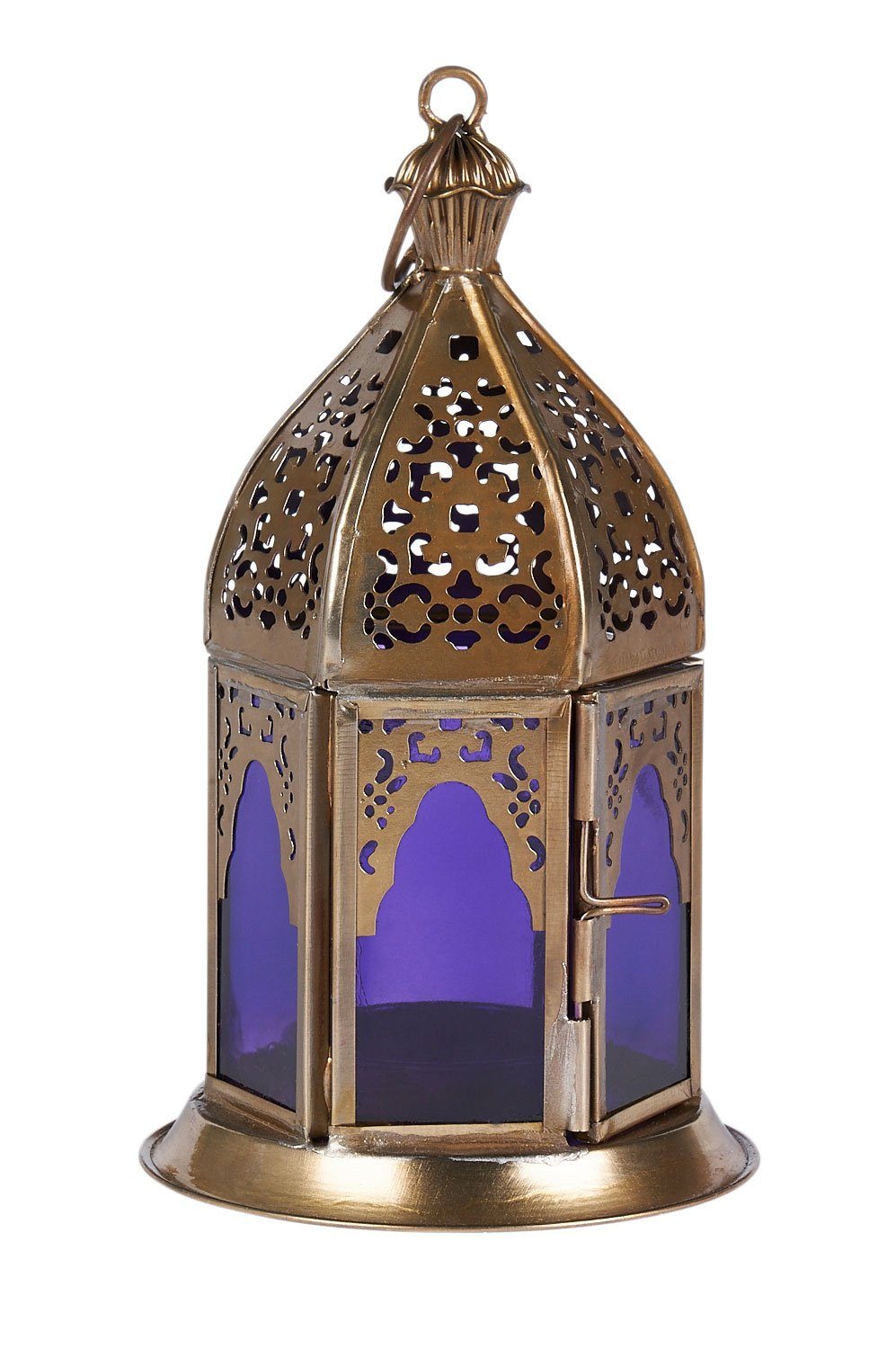 Marrakesch Orient & Mediterran Interior Windlicht 4er SET Orientalisches Windlicht Basem bunt, orientalische Laterne (4 St), Handarbeit