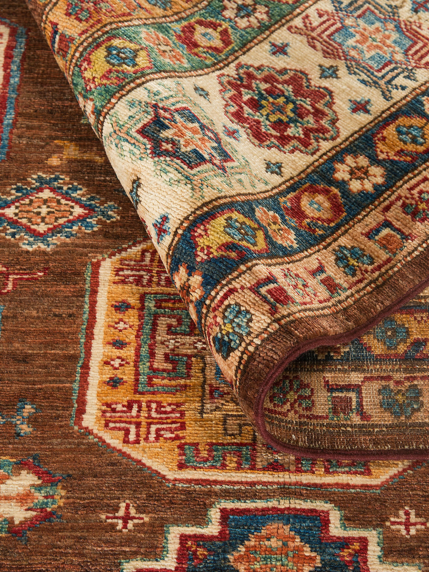 Kazak Ghazni ca. 185 x 240 cm, Unikat / Einzelstück