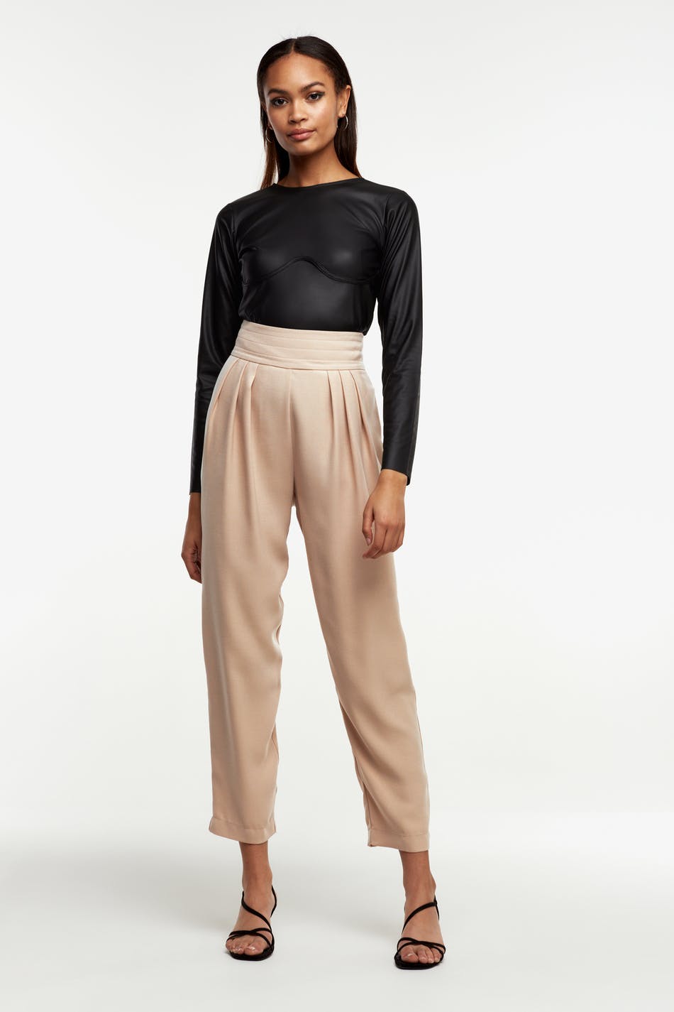 Belinda PU top
