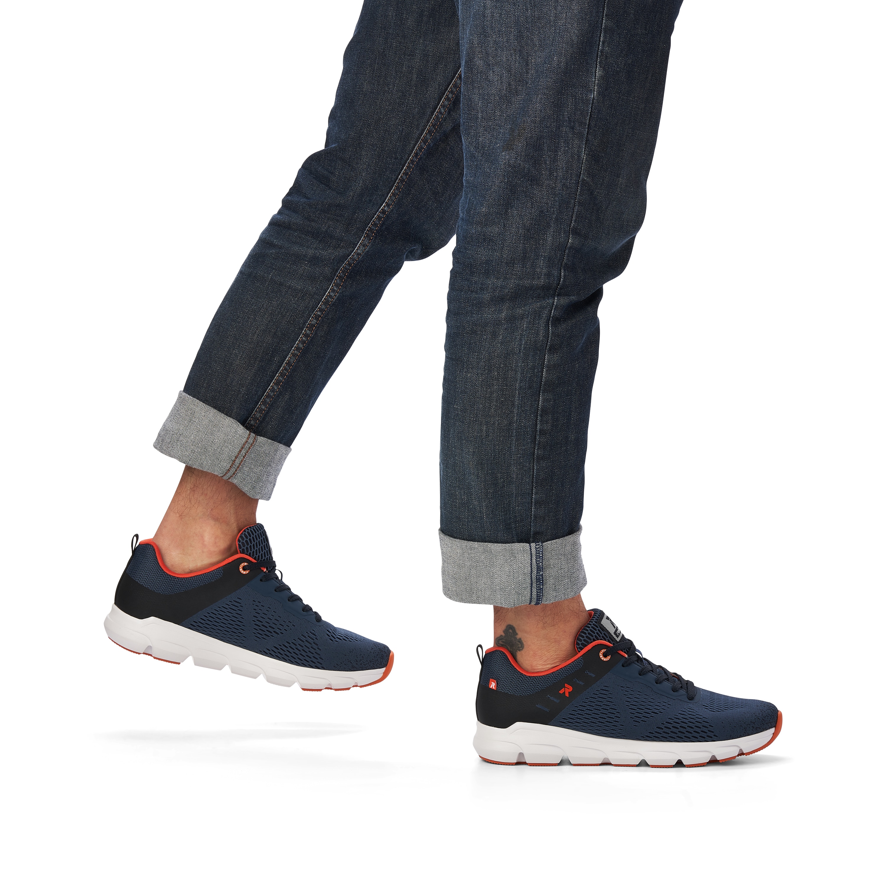 Rieker Herren Sneaker Low navy blue