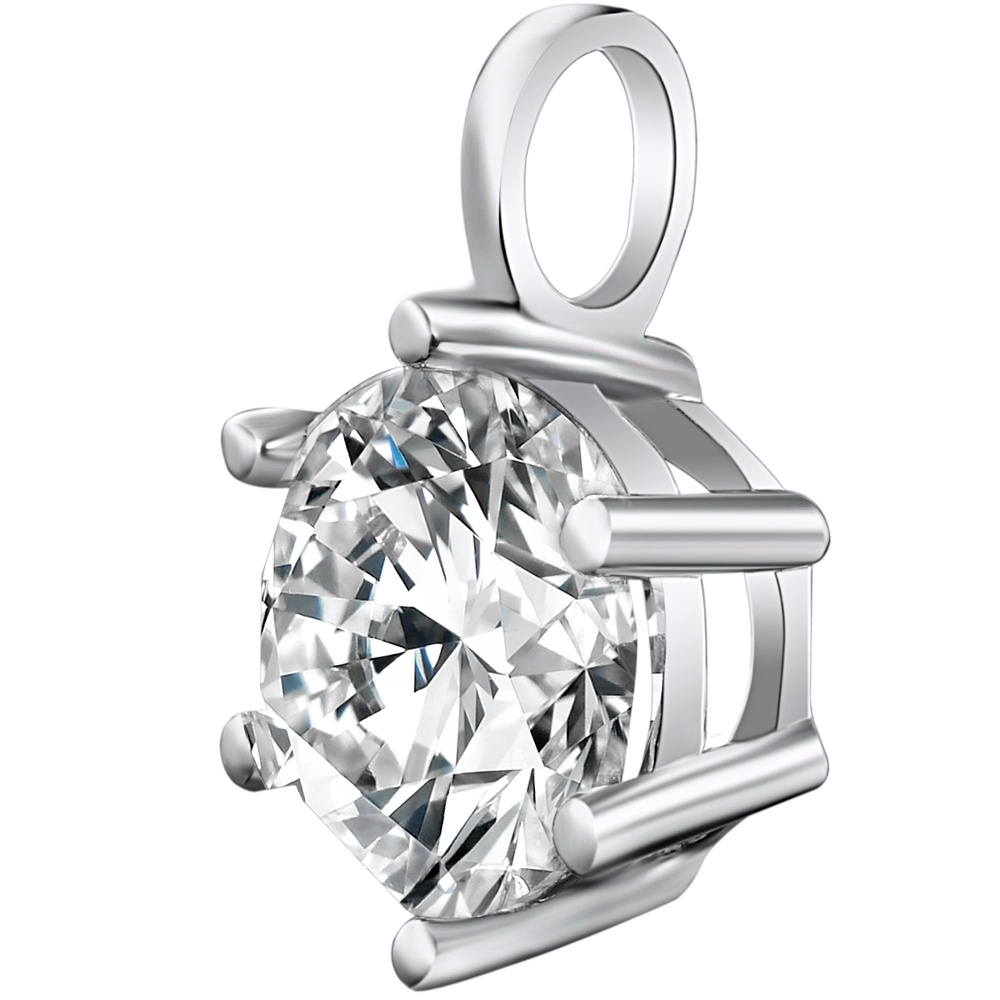 Rafaela Donata Pendentif dec ristaux Swarovski Laiton Orné de cristaux Swarovski en Argent porte-bijoux
