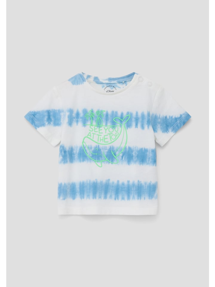 s.Oliver T-Shirt kurzarm in Blau günstig kaufen