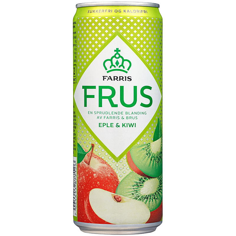 Farris Farris Frus 0,33 l boks sleek eple/kiwi