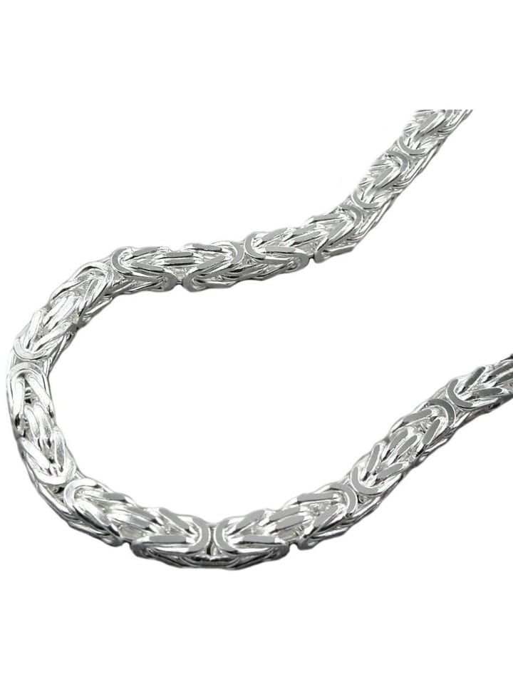 Gallay Kette 3x3mm Königskette vierkant glänzend Silber 925 45cm in silber günstig kaufen onesize