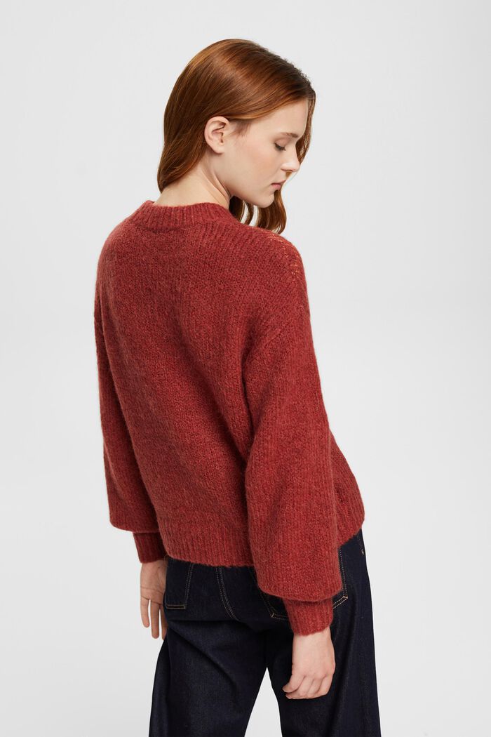 CURVY Strickpullover aus Wollmix