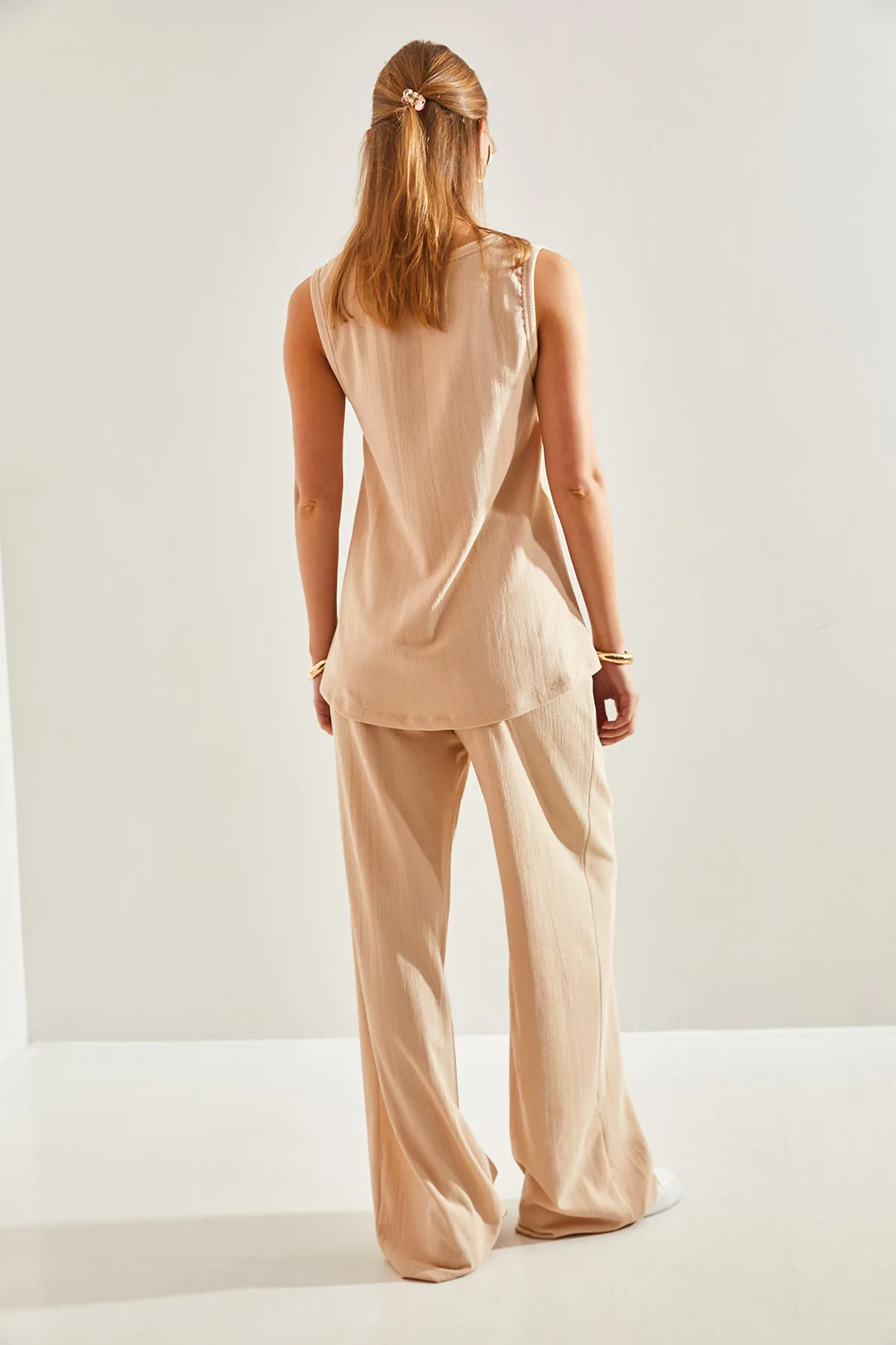 Bianco Lucci  Basic-Unterteil-Top-Set für Damen