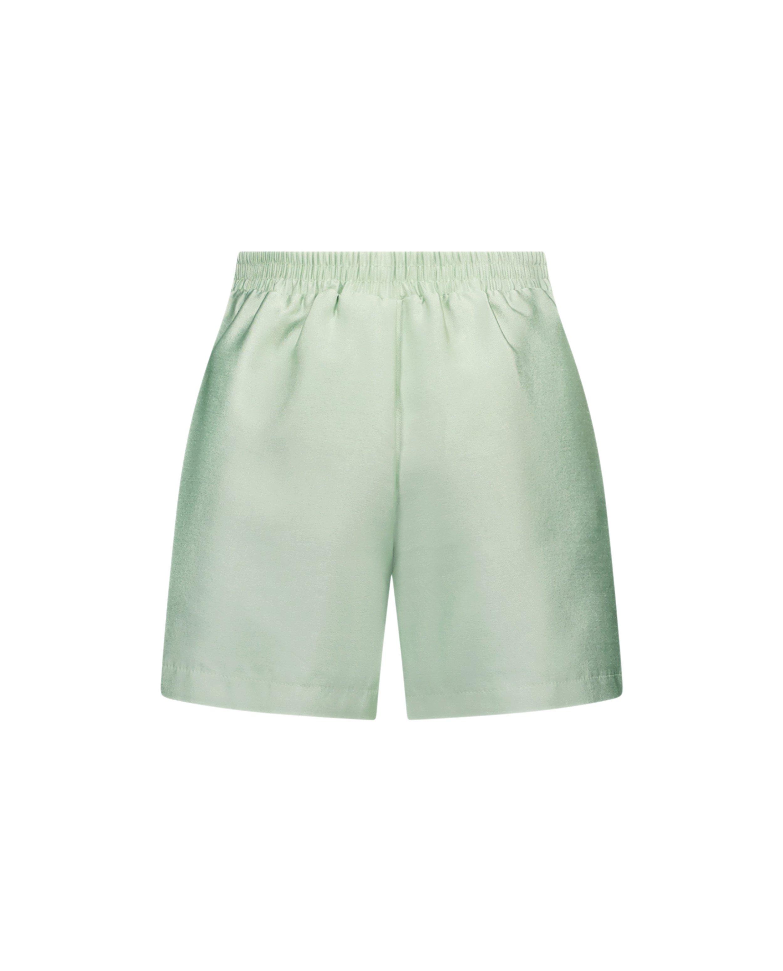 Pantaloni scurți Le Chic Green, Verde deschis pentru ocazii speciale