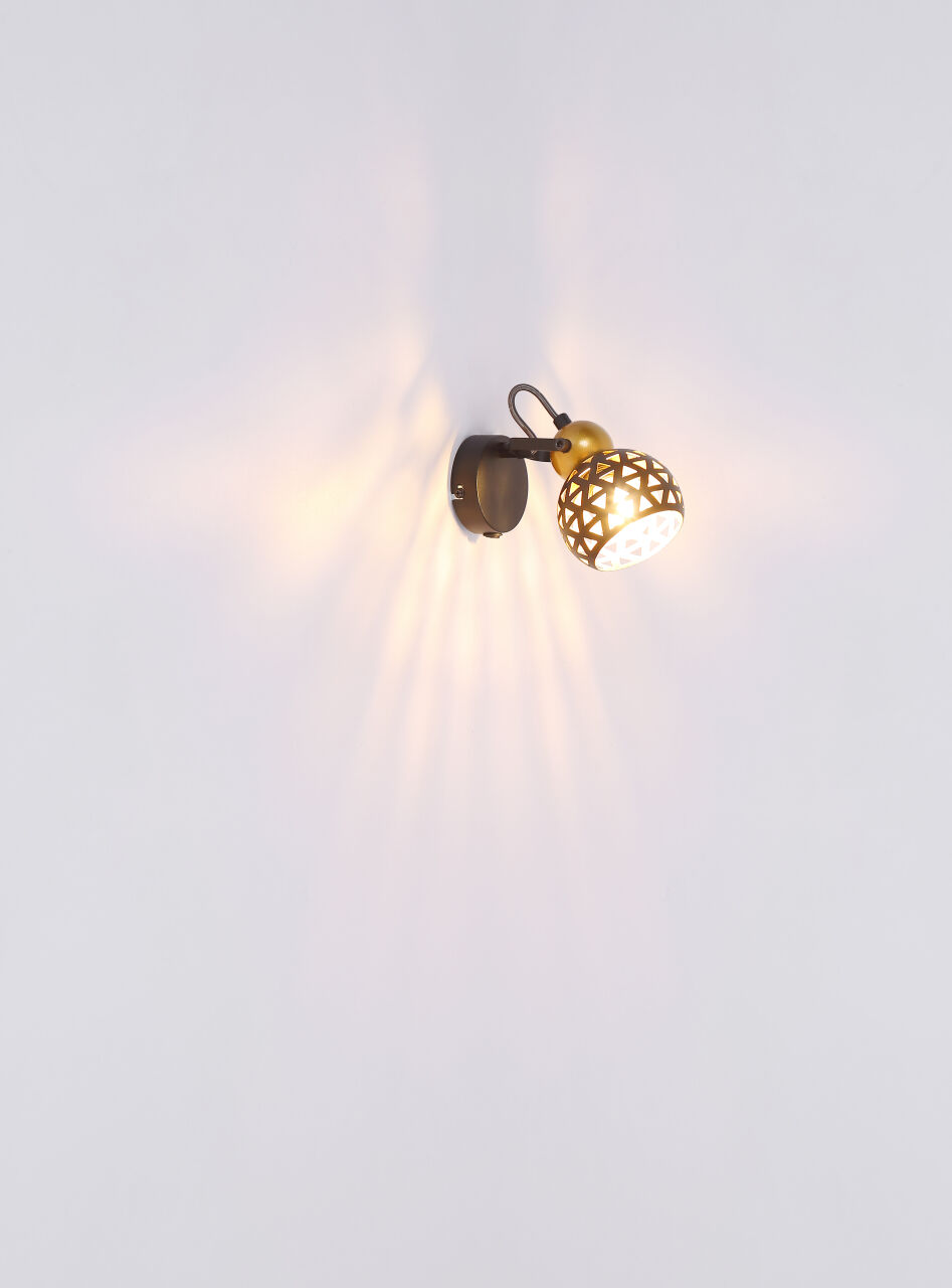 Globo Lighting - SARRA - Strahler Metall schwarz matt, 3x E14
