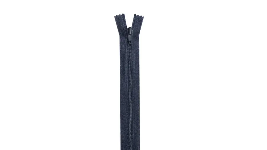 YKK Reißverschluss unteilbar mit schmaler Kunststoffspirale - 60 cm 058 - marine