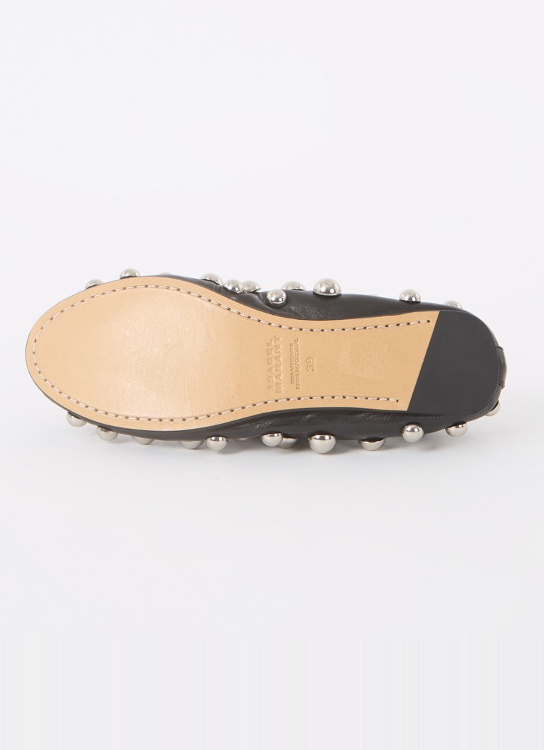 Isabel Marant Lambskin Ballerina with studs