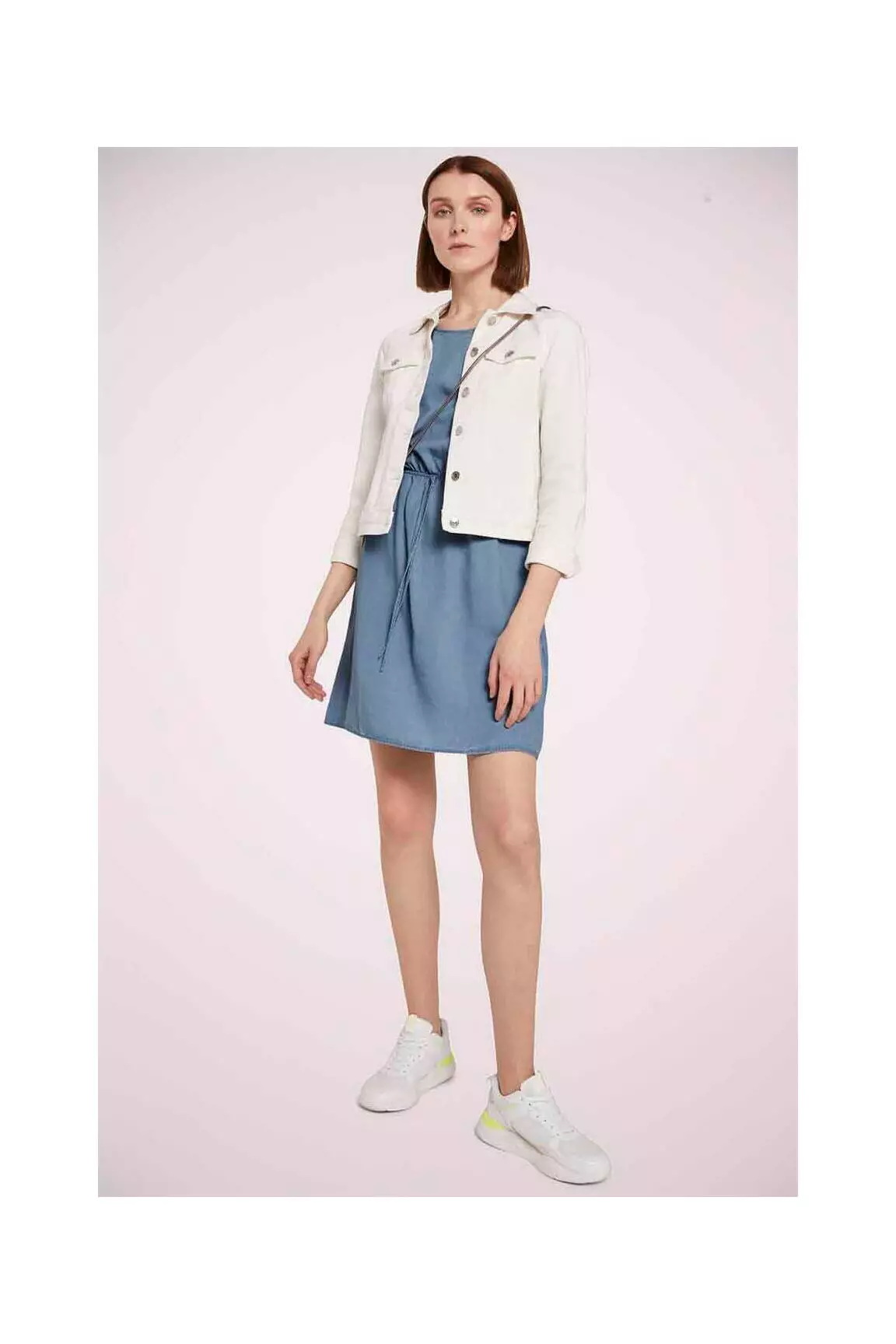 Tom Tailor Robes Courtes Femme couleur bleu