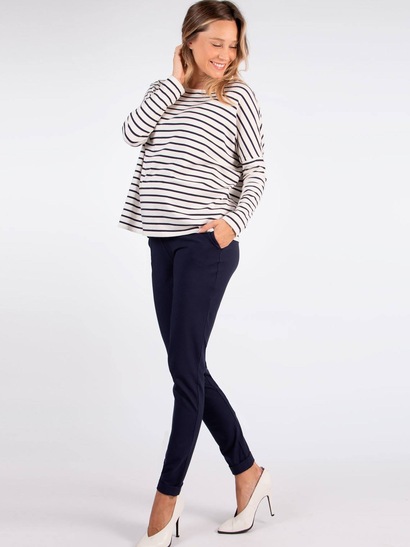 Envie de Fraise Karottenhose für die Schwangerschaft CLEMENT ENVIE DE FRAISE - marine