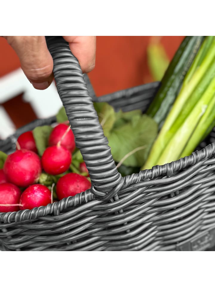 UNUS Einkaufskorb im Rattan-Look für Kinder in Grau günstig kaufen onesize