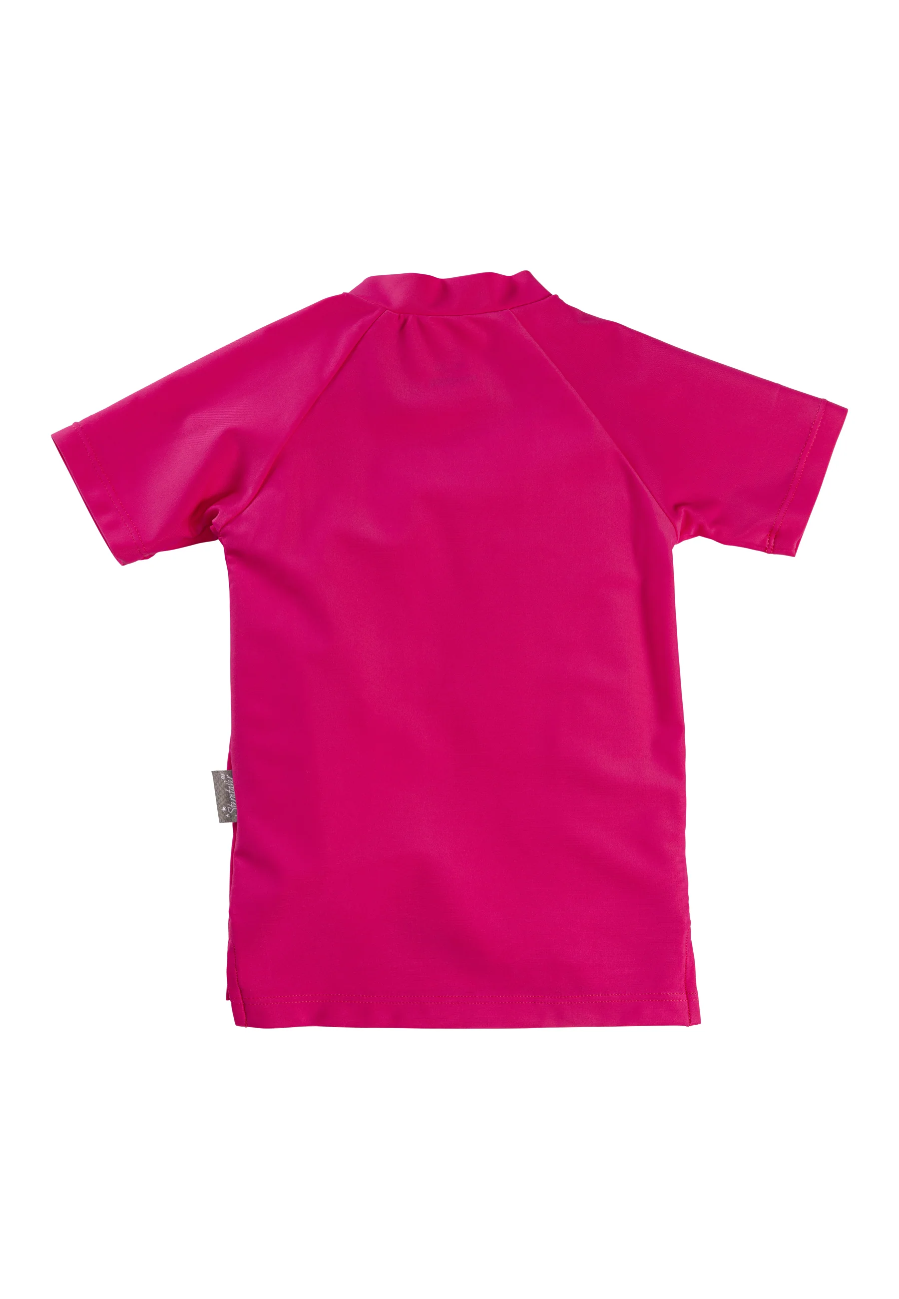Kurzarm-Schwimmshirt uni in Marine, Blau, Magenta