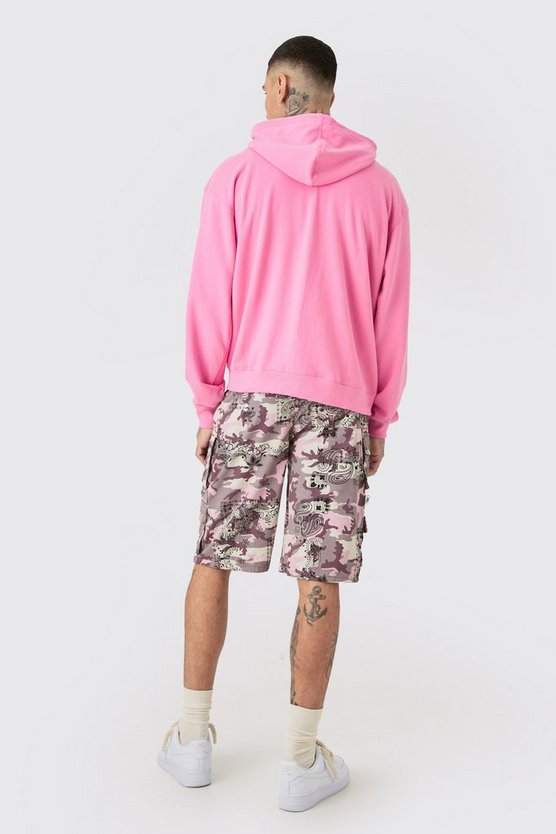 Tall Oversize Hoodie mit Reißverschluss