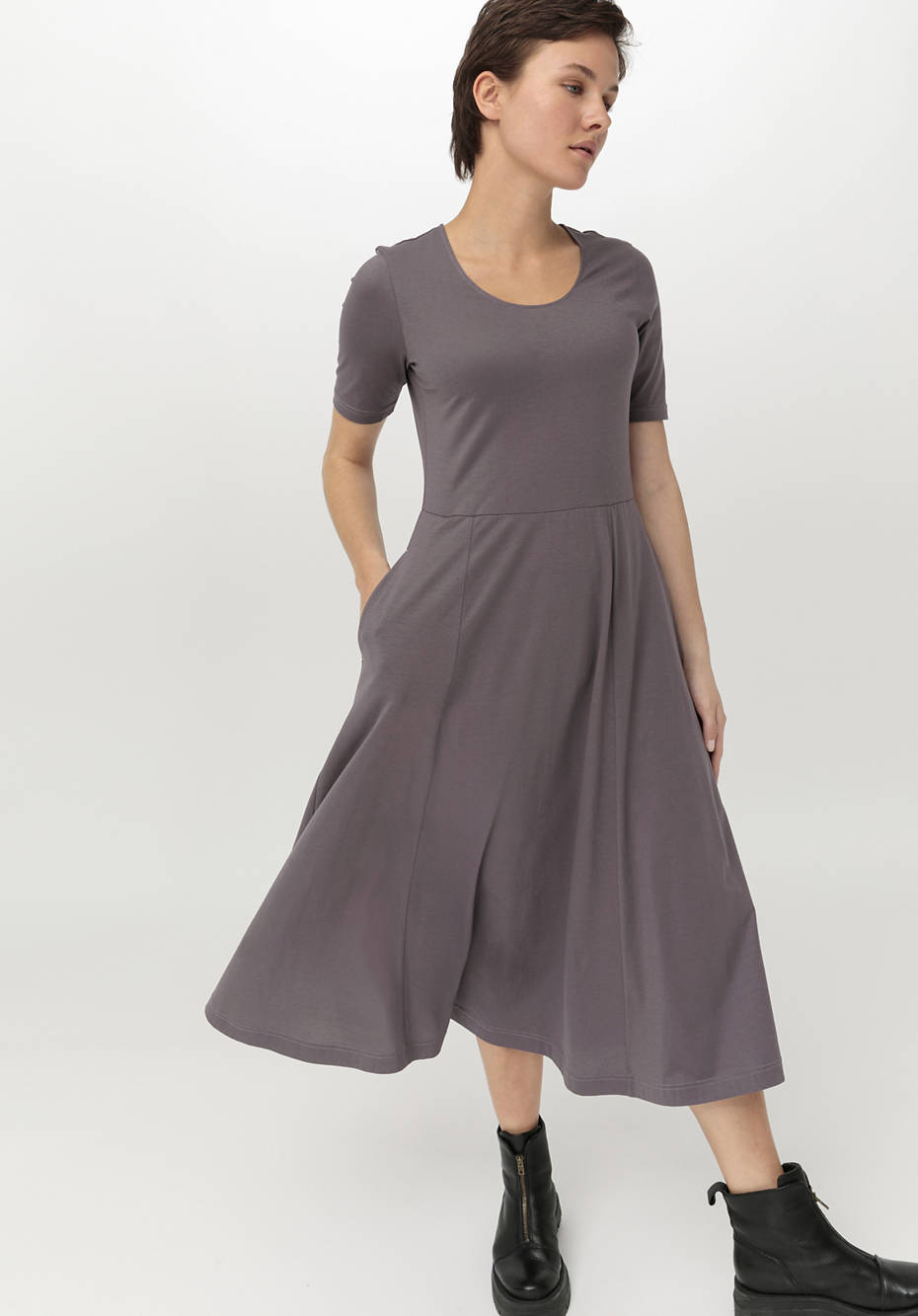 Midi-Kleid aus reiner Bio-Baumwolle
