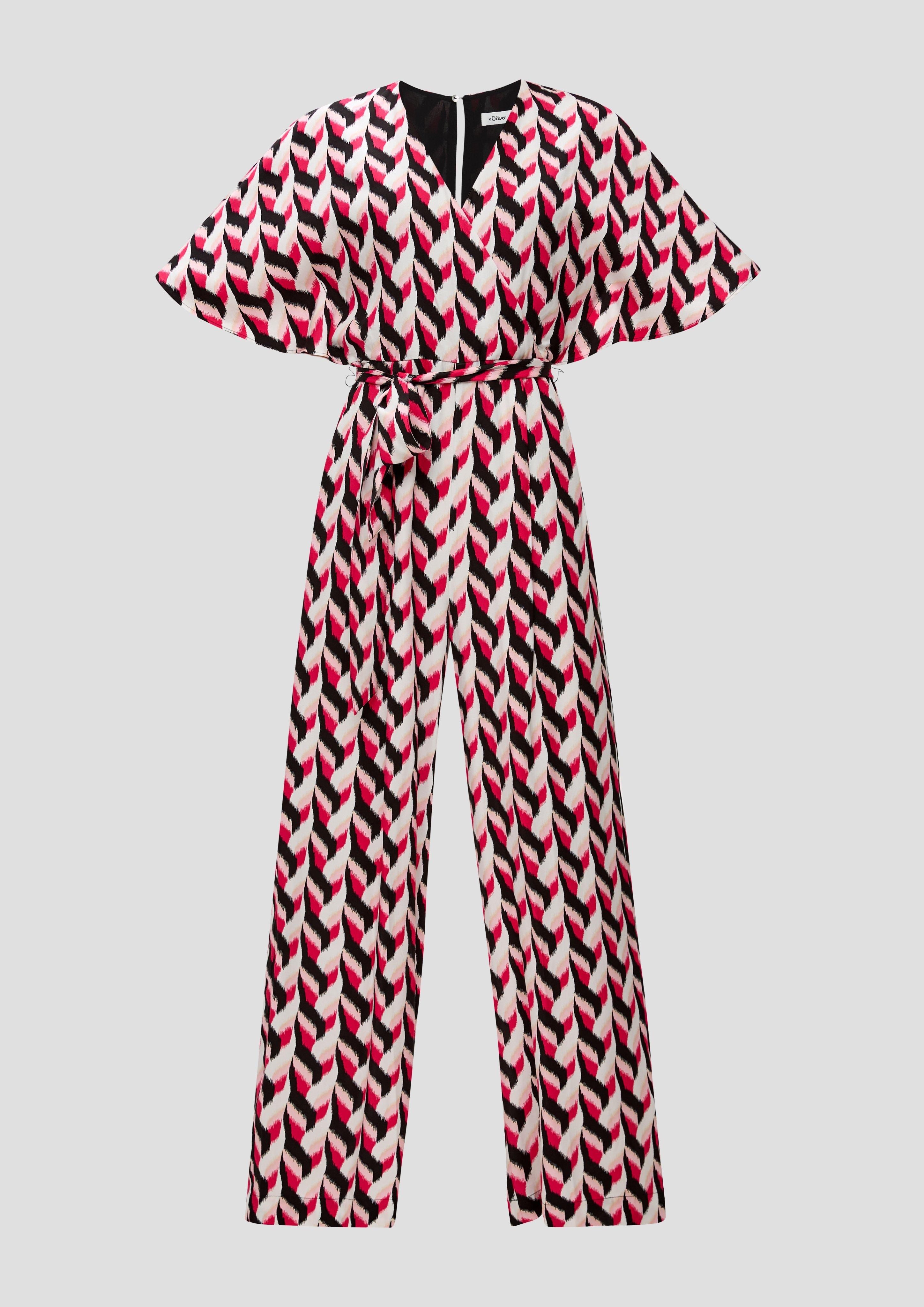 Jumpsuit mit Bindedetail  2141704-99B2