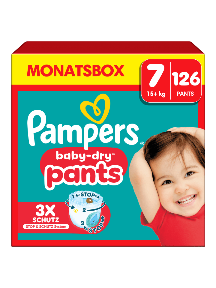 Pampers Pampers Baby-Dry Pants Größe 7, 126 Windeln, 15kg  günstig kaufen 7