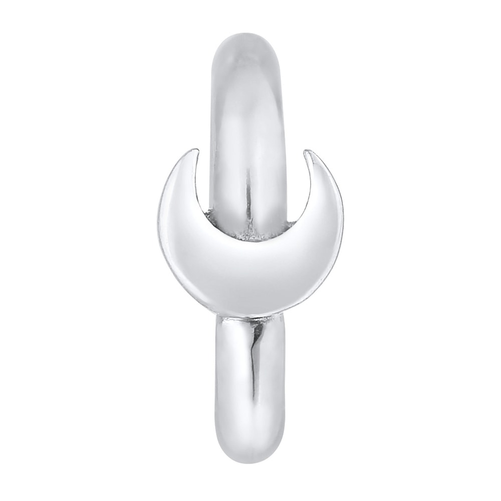 Elli Elli Boucles d'Oreilles Boucle d'oreille Crescent Moon Blogger en argent sterling Boucles d'oreilles