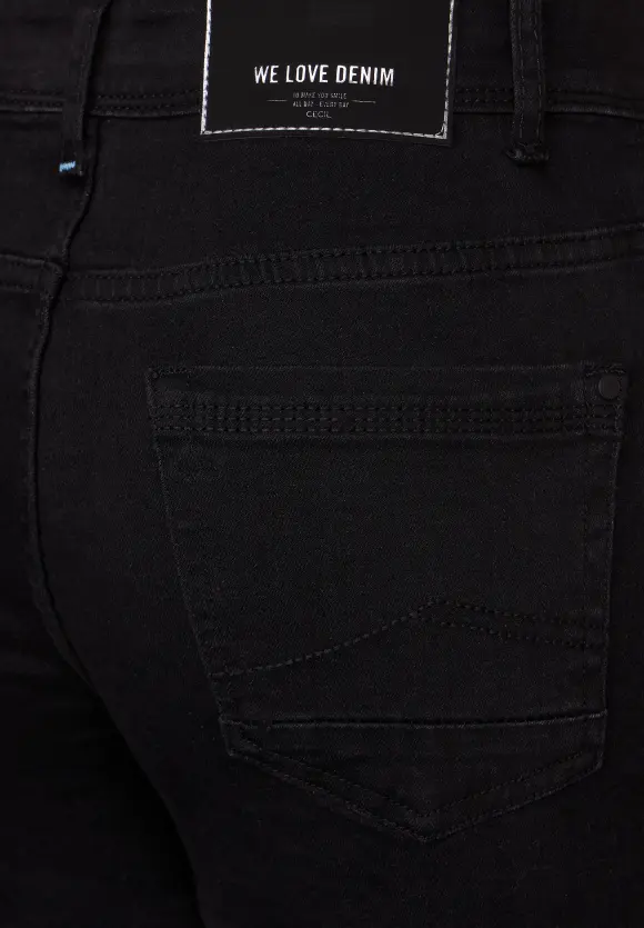 CECIL Schwarze Slim Fit Jeans