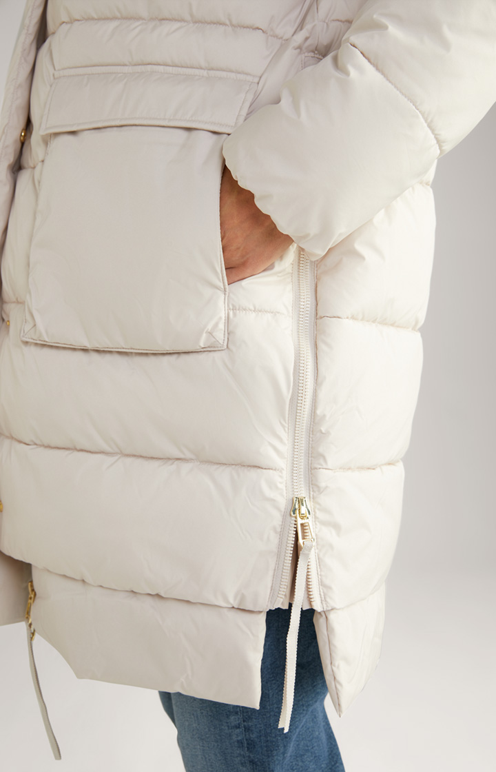 Steppmantel in Offwhite