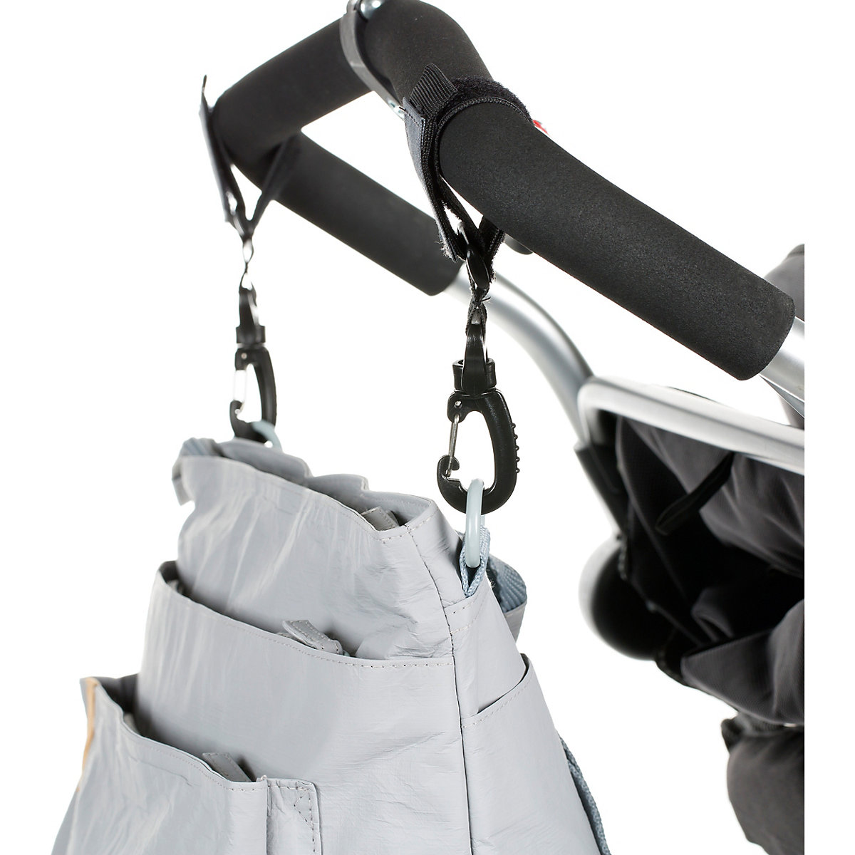 Wickelrucksack Green Label Tyve grey, inkl. Zubehör & Wickelunterlage