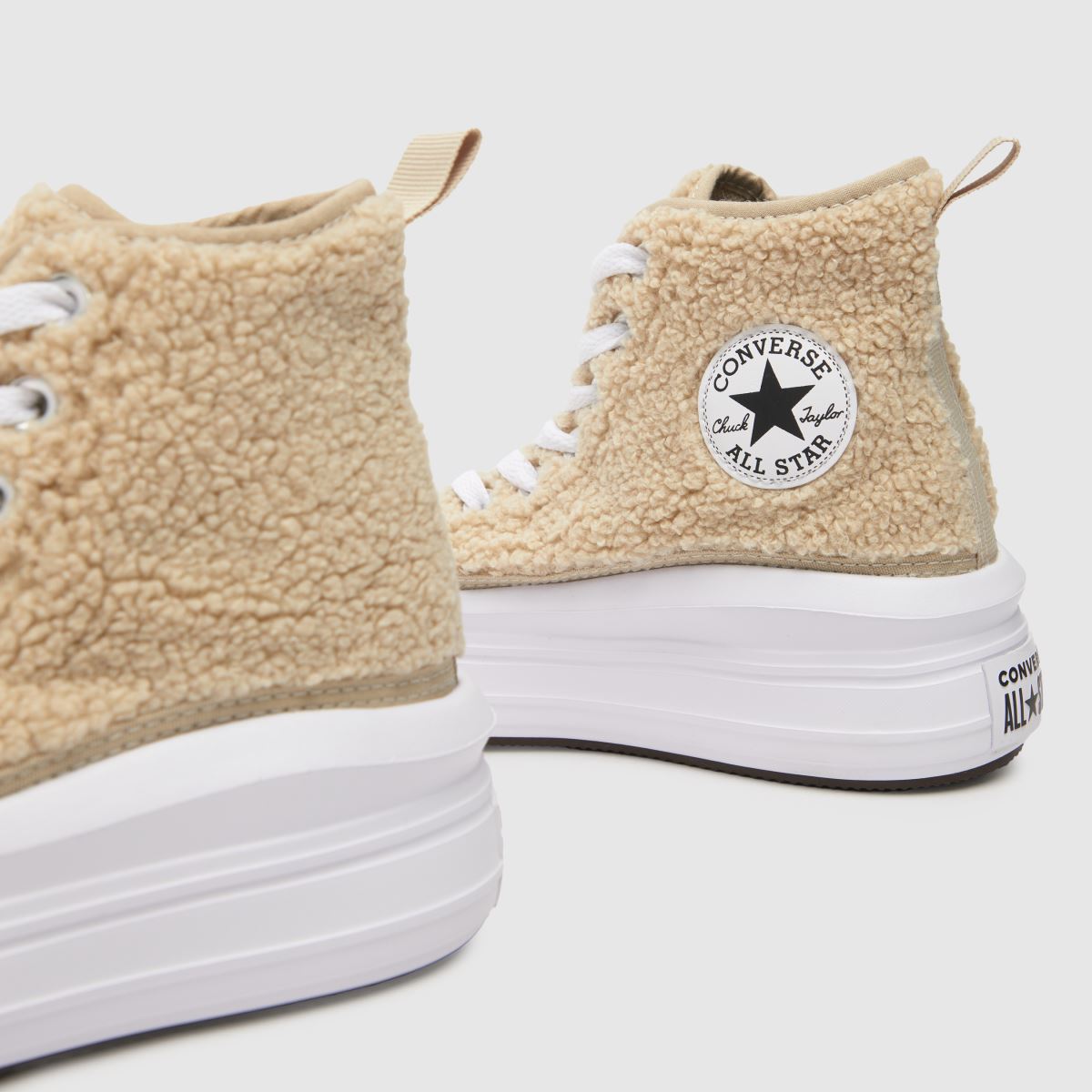 Converse beige All Star Move Hi Youth-sneakers