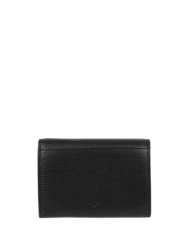 Portemonnaie in Leder-Optik Modell 'Chiara' - RFID-blocking in schwarz