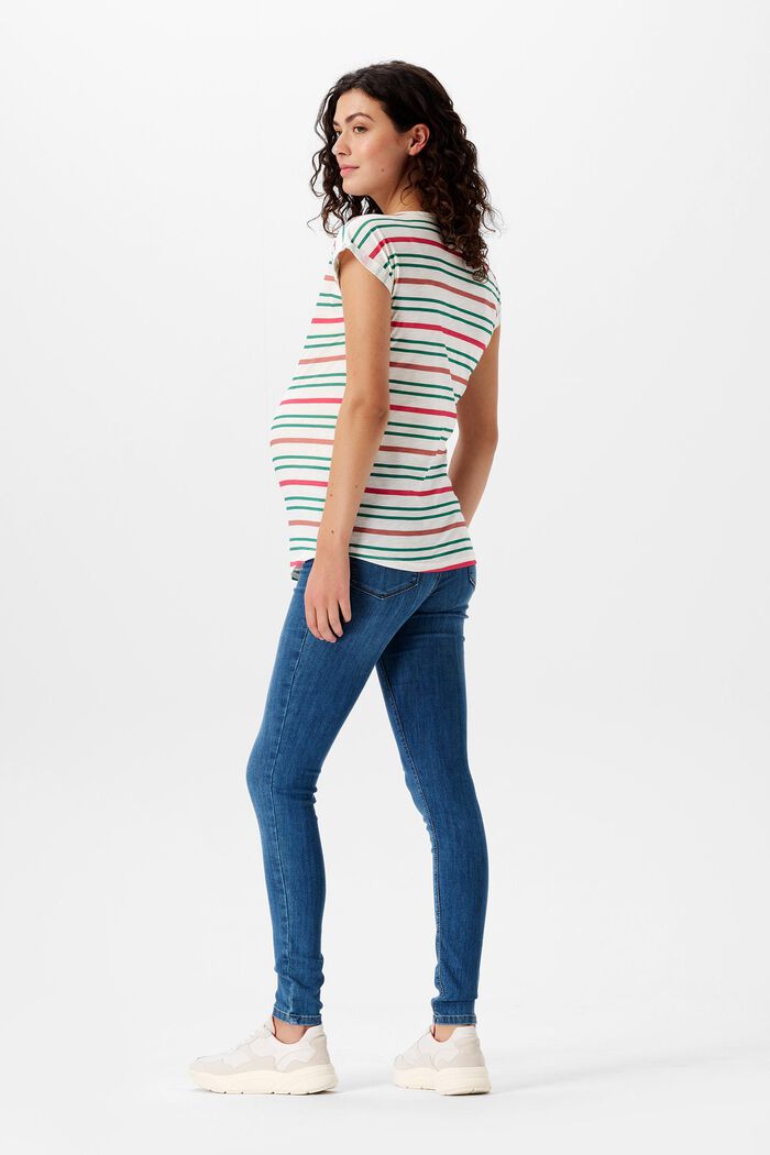 Gestreiftes Umstands-T-Shirt