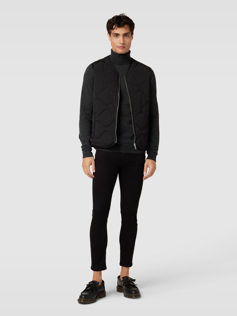 Jeans im 5-Pocket-Design Modell 'CDW' in schwarz