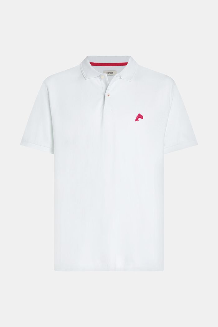 Klassisches Tennis-Poloshirt mit Dolphin-Batch
