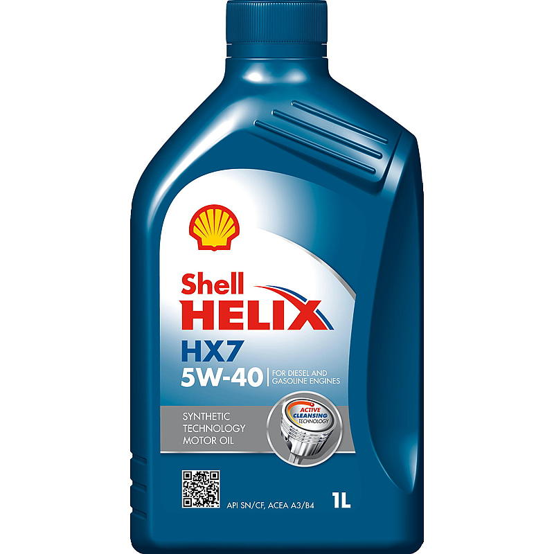 Shell Motorolje 1 l 5W-40 Shell Helix HX7