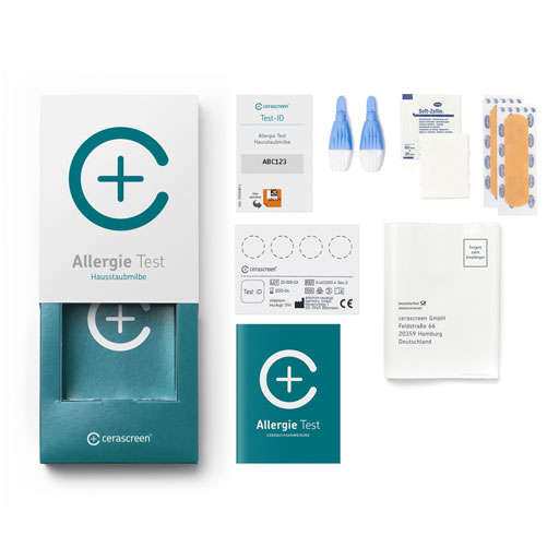 CERASCREEN Allergie-Test-Kit Hausstaubmilbe  1 St  Test
