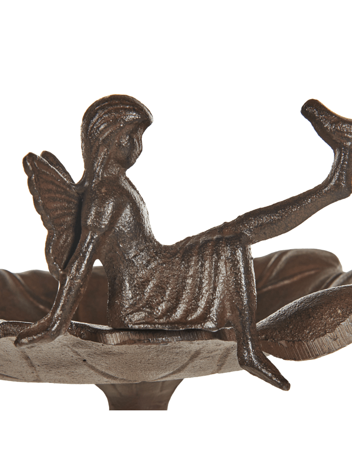 Beliani Vogelbrunnen MAGPIE in Braun - (W) 27 x (H) 65 x (L) 27 cm günstig kaufen onesize