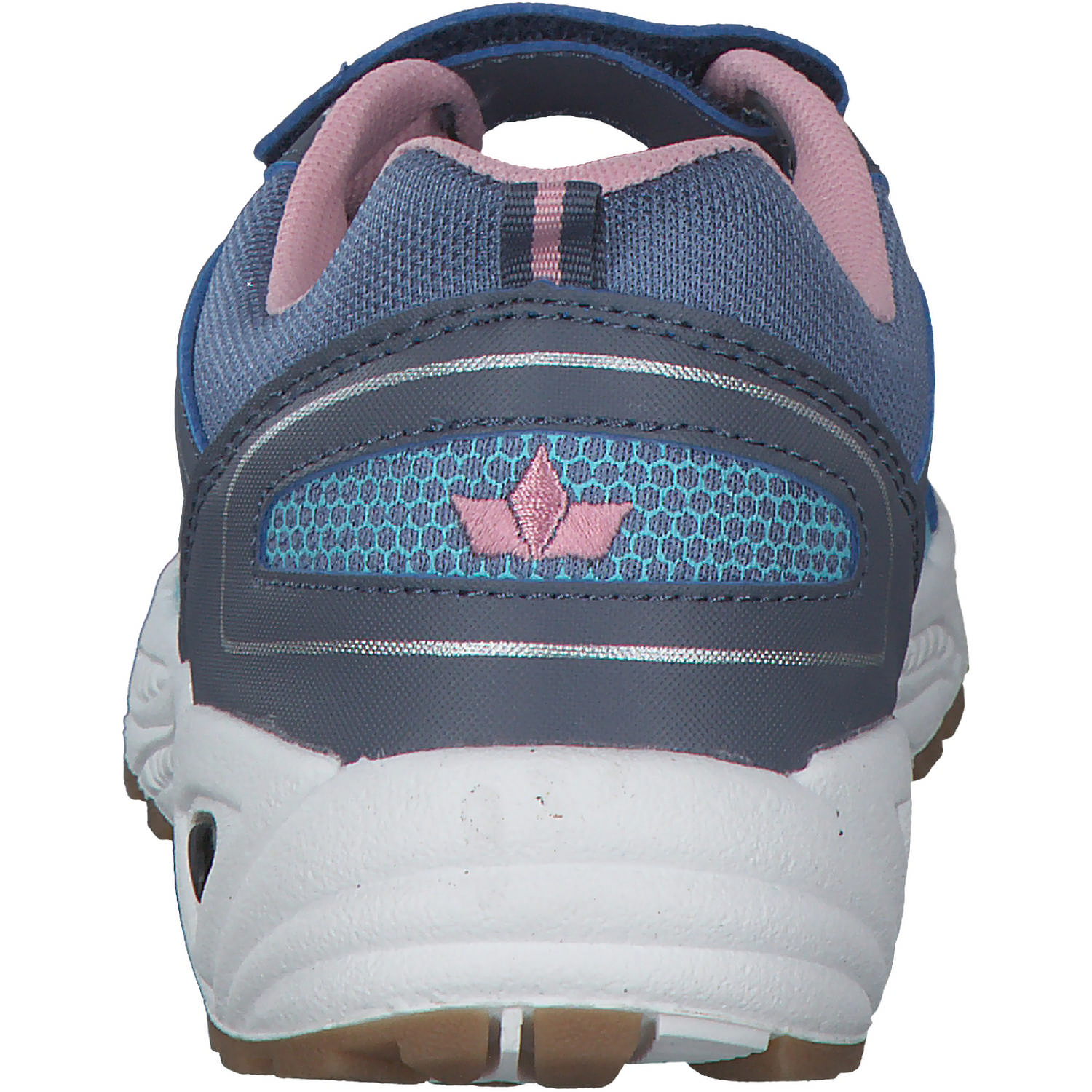 Geka Salford VS, Sneakers Low, Kinder, grau/rosa/tUErkis