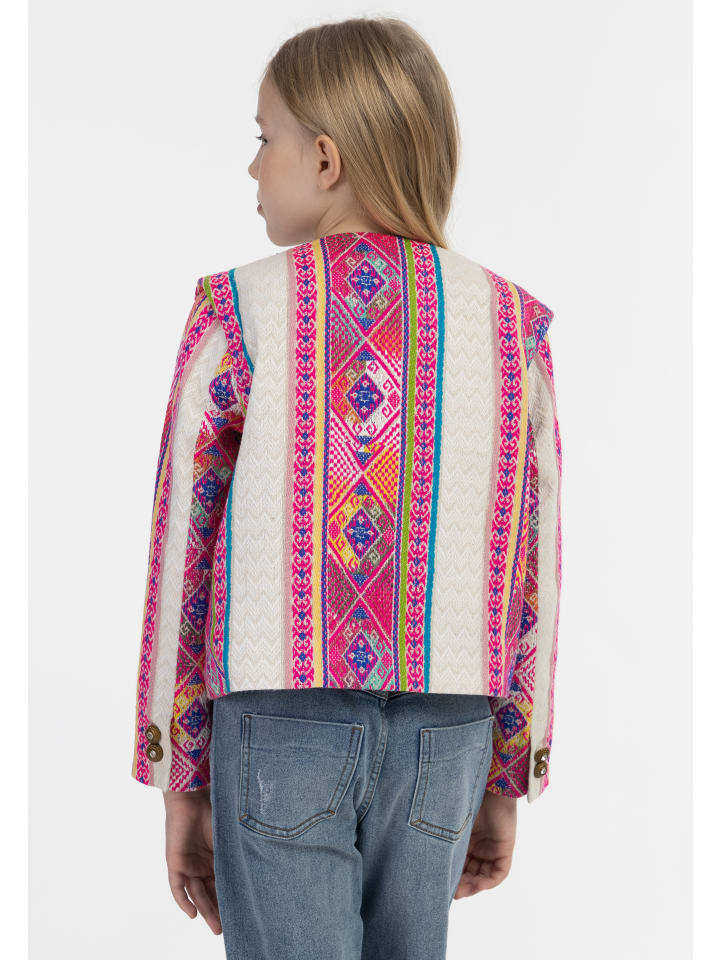 IZIA Jacke in Mehrfarbiges Pinkes Ethnomuster günstig kaufen