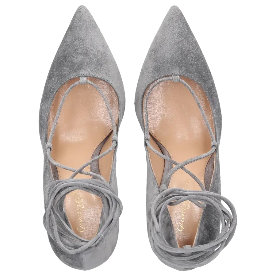 Gianvito Rossi - High Heels Pumps G20747 Veloursleder - grau