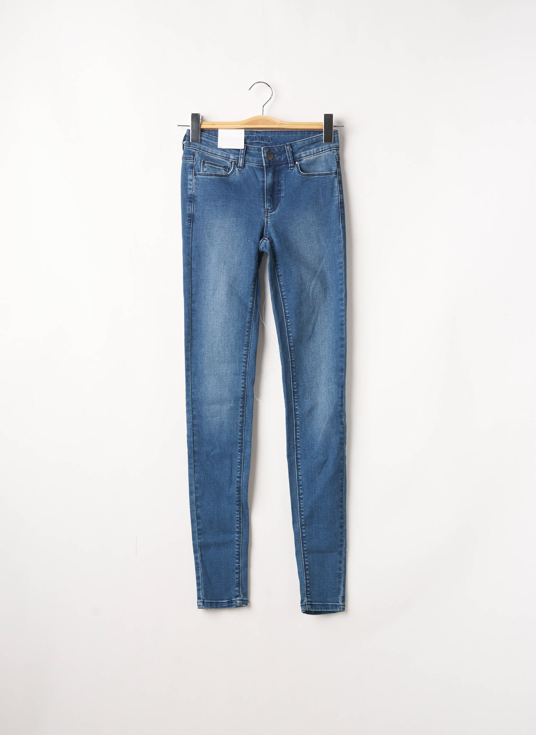 Vila Jeans Skinny Femme couleur bleu
